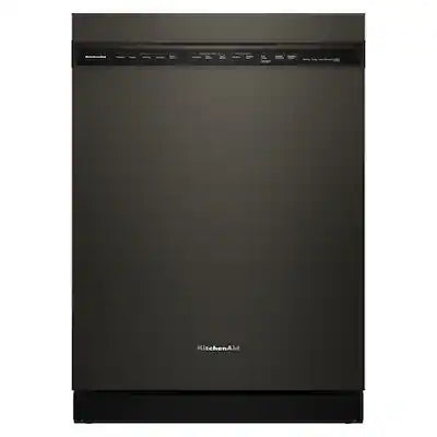 KitchenAid - 24 inch Front Control Built-In Stainless Steel Tub Dishwasher with Third Level Jet Rack and 41 dBA