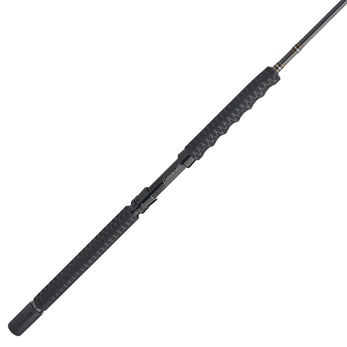 PENN - Carnage III Conventional Boat Rod, 6'6" Fishing Pole, Medium Power - Black