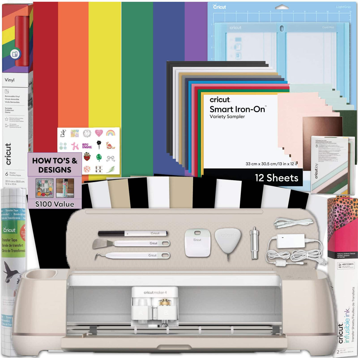 Cricut - Maker 4 Smart Cutting Machine Ultimate Card Making Bundle